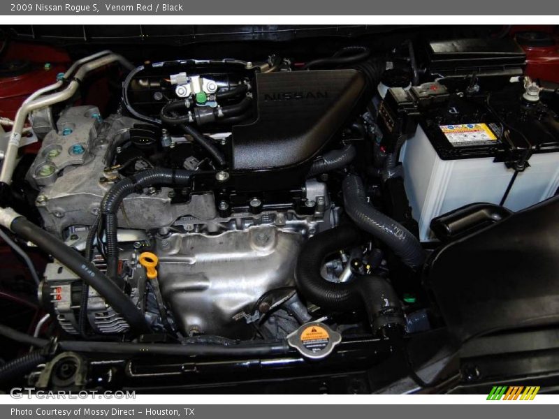 Venom Red / Black 2009 Nissan Rogue S