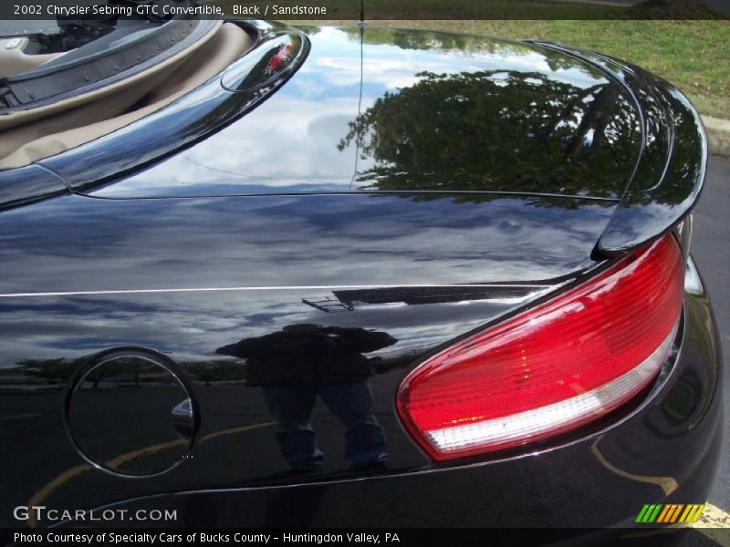 Black / Sandstone 2002 Chrysler Sebring GTC Convertible