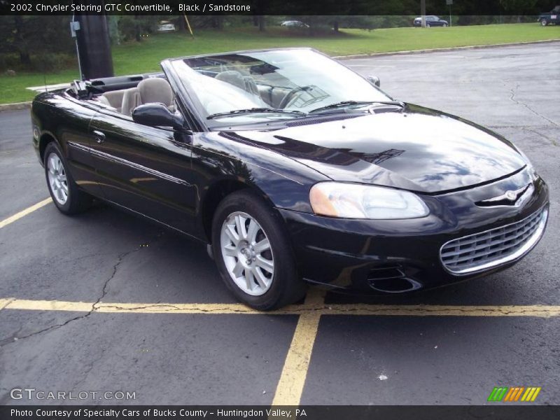 Black / Sandstone 2002 Chrysler Sebring GTC Convertible