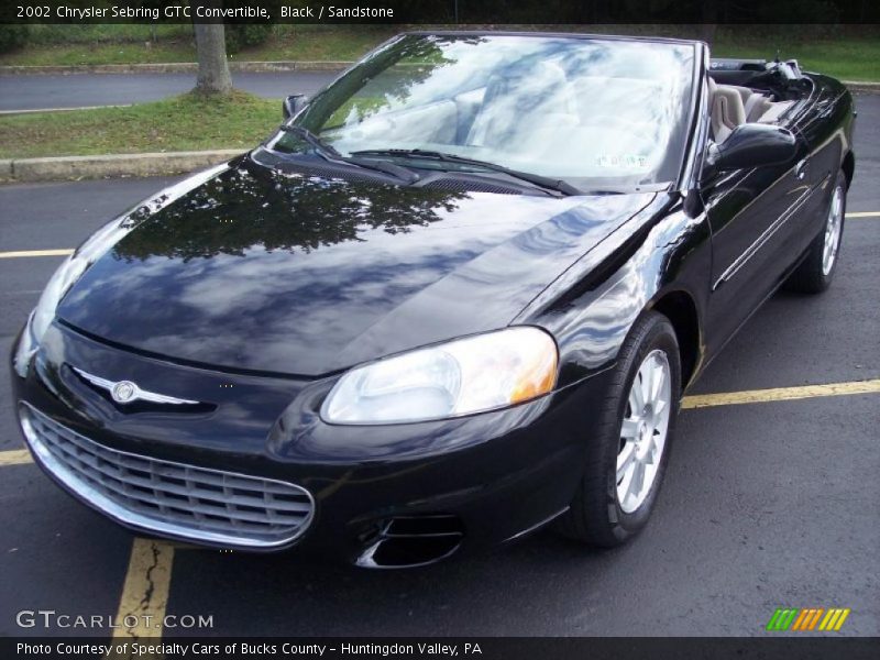 Black / Sandstone 2002 Chrysler Sebring GTC Convertible