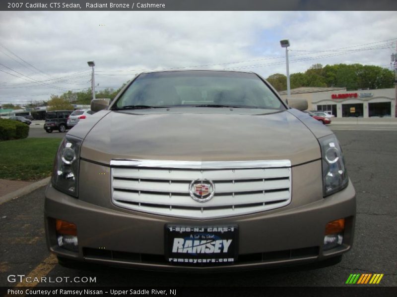 Radiant Bronze / Cashmere 2007 Cadillac CTS Sedan