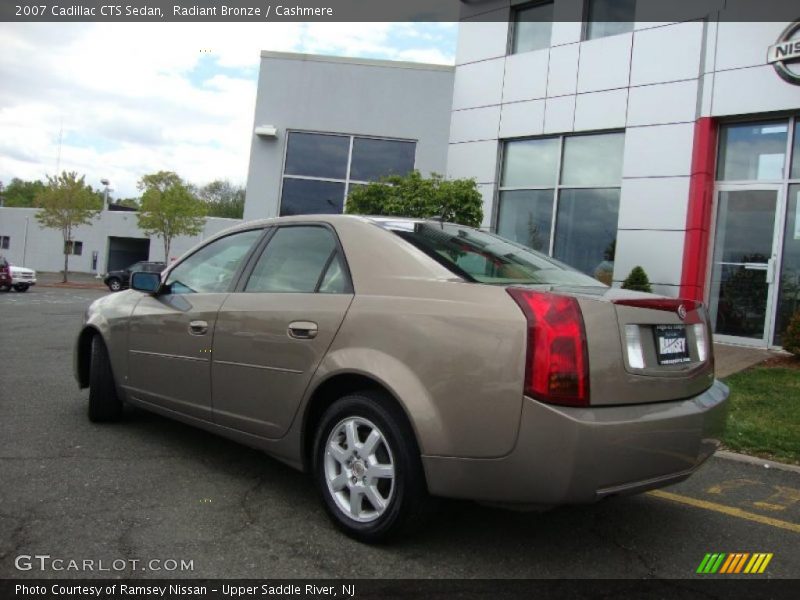 Radiant Bronze / Cashmere 2007 Cadillac CTS Sedan