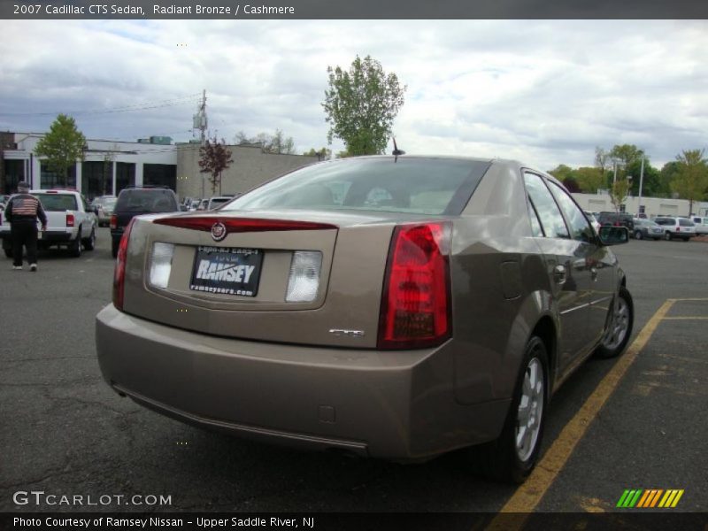 Radiant Bronze / Cashmere 2007 Cadillac CTS Sedan