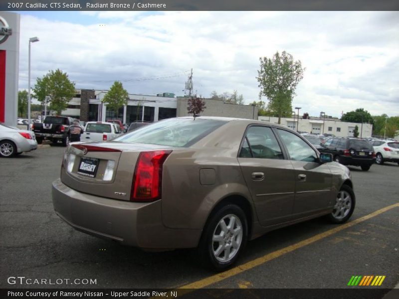 Radiant Bronze / Cashmere 2007 Cadillac CTS Sedan