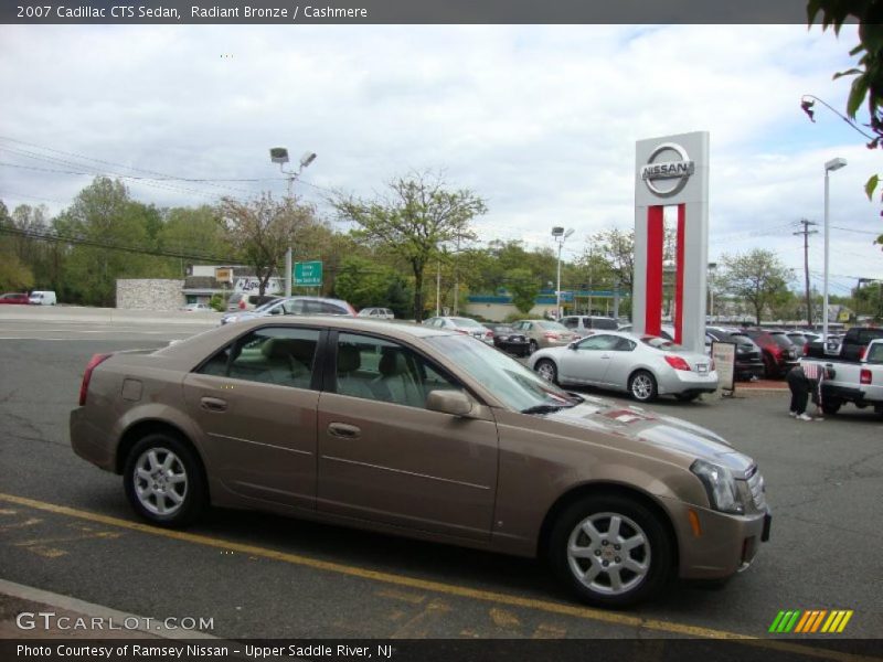 Radiant Bronze / Cashmere 2007 Cadillac CTS Sedan