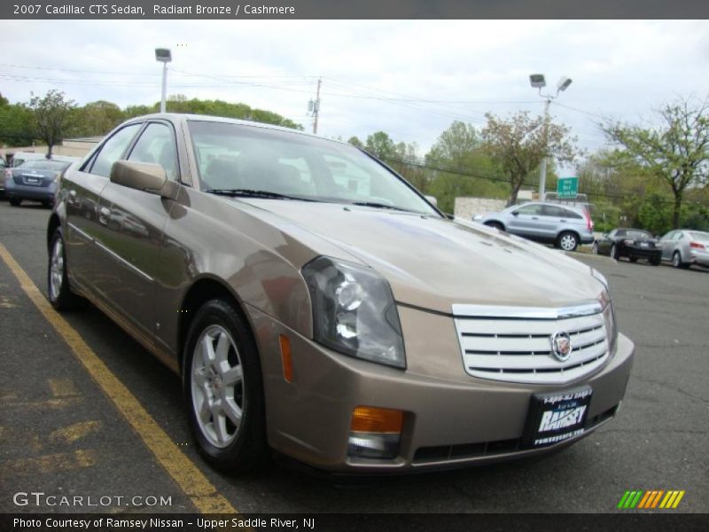 Radiant Bronze / Cashmere 2007 Cadillac CTS Sedan