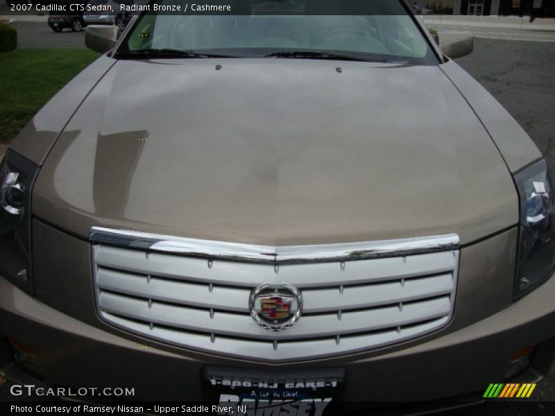 Radiant Bronze / Cashmere 2007 Cadillac CTS Sedan