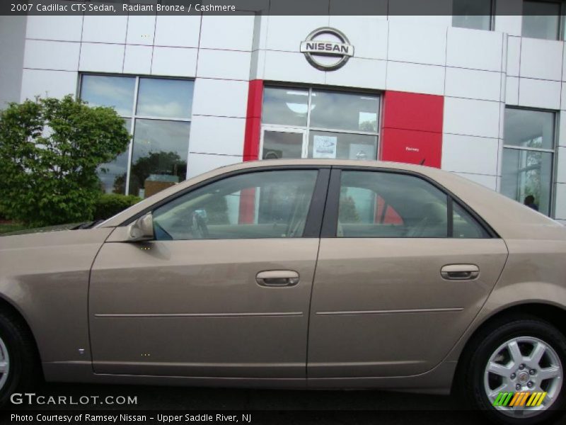 Radiant Bronze / Cashmere 2007 Cadillac CTS Sedan