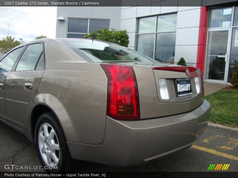 Radiant Bronze / Cashmere 2007 Cadillac CTS Sedan