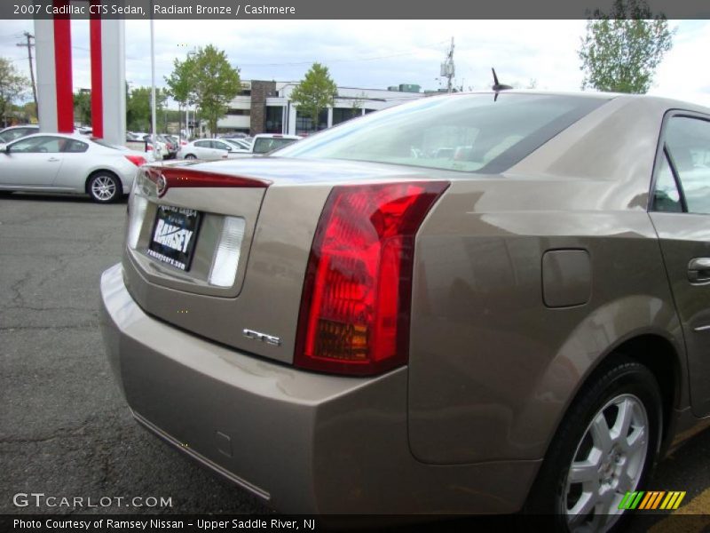 Radiant Bronze / Cashmere 2007 Cadillac CTS Sedan