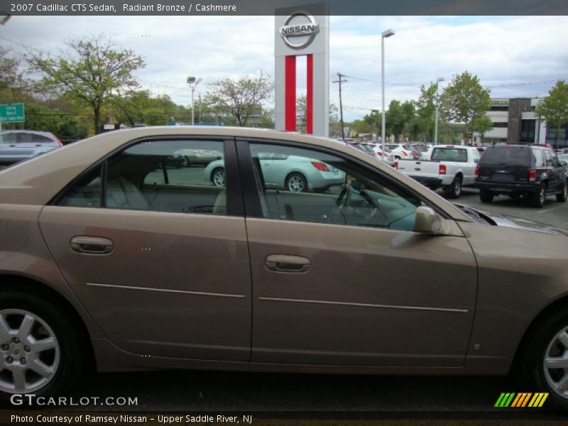 Radiant Bronze / Cashmere 2007 Cadillac CTS Sedan