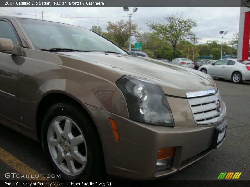 Radiant Bronze / Cashmere 2007 Cadillac CTS Sedan