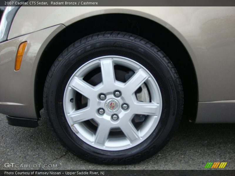 Radiant Bronze / Cashmere 2007 Cadillac CTS Sedan