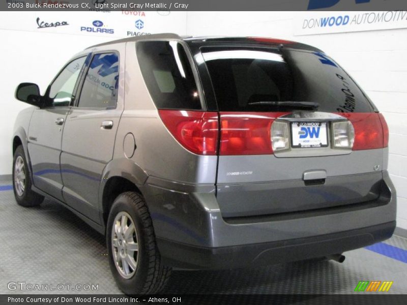 Light Spiral Gray Metallic / Gray 2003 Buick Rendezvous CX