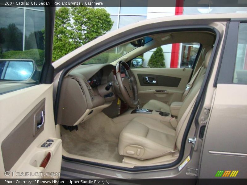 Radiant Bronze / Cashmere 2007 Cadillac CTS Sedan