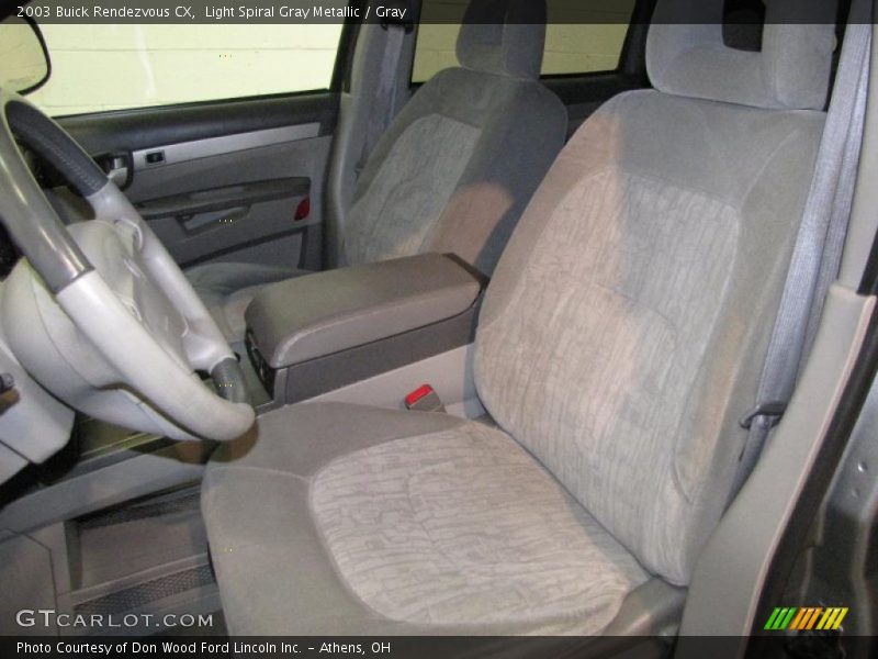 Light Spiral Gray Metallic / Gray 2003 Buick Rendezvous CX
