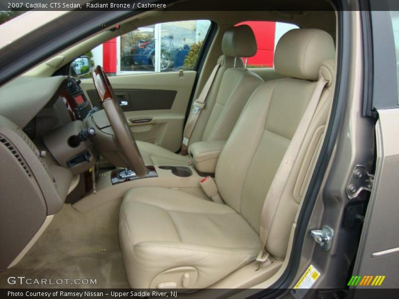 Radiant Bronze / Cashmere 2007 Cadillac CTS Sedan