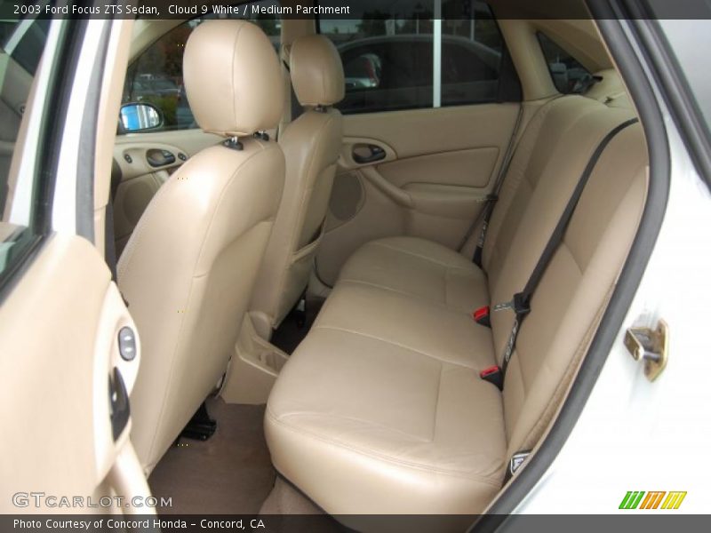 Cloud 9 White / Medium Parchment 2003 Ford Focus ZTS Sedan