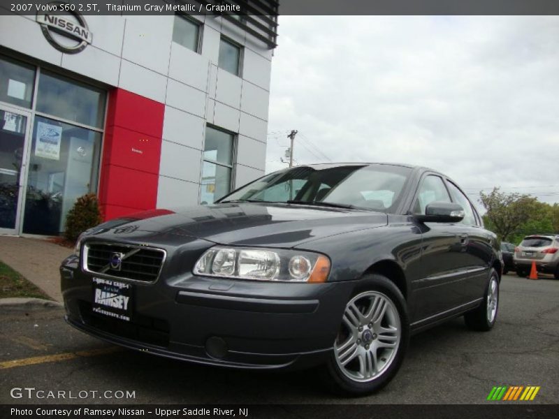 Titanium Gray Metallic / Graphite 2007 Volvo S60 2.5T