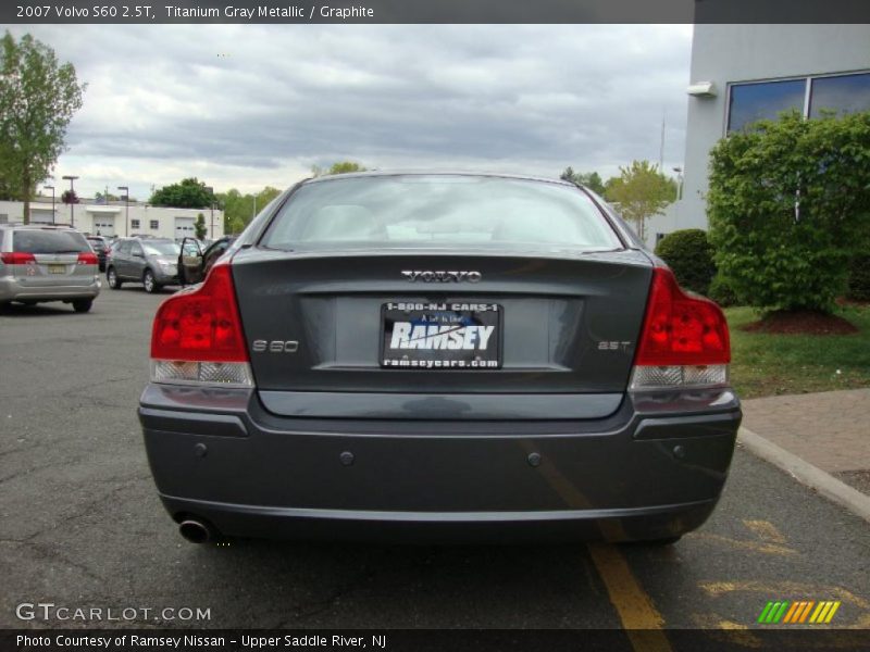 Titanium Gray Metallic / Graphite 2007 Volvo S60 2.5T