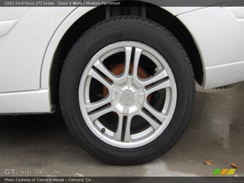 Cloud 9 White / Medium Parchment 2003 Ford Focus ZTS Sedan
