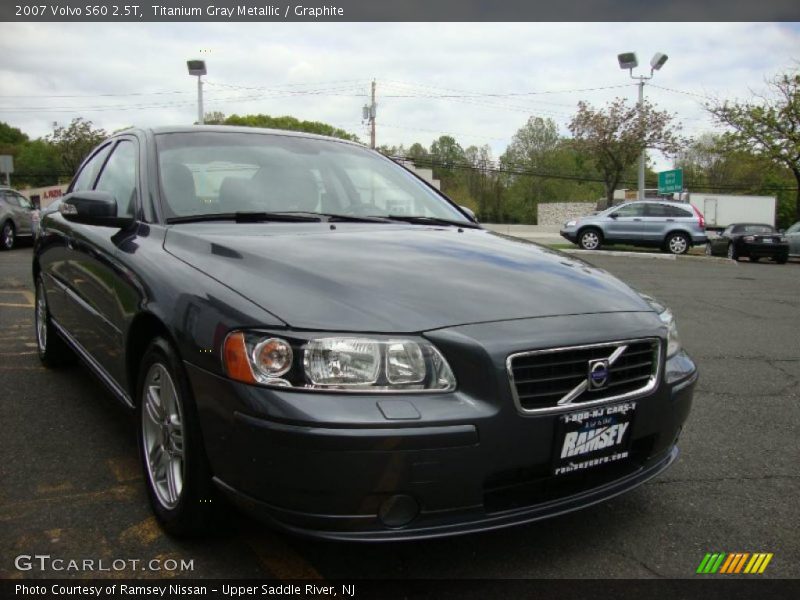 Titanium Gray Metallic / Graphite 2007 Volvo S60 2.5T