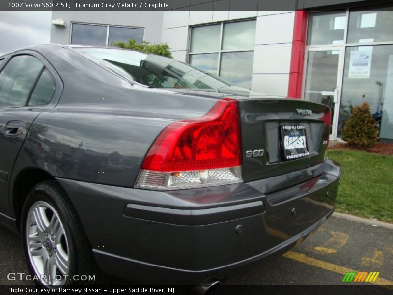 Titanium Gray Metallic / Graphite 2007 Volvo S60 2.5T