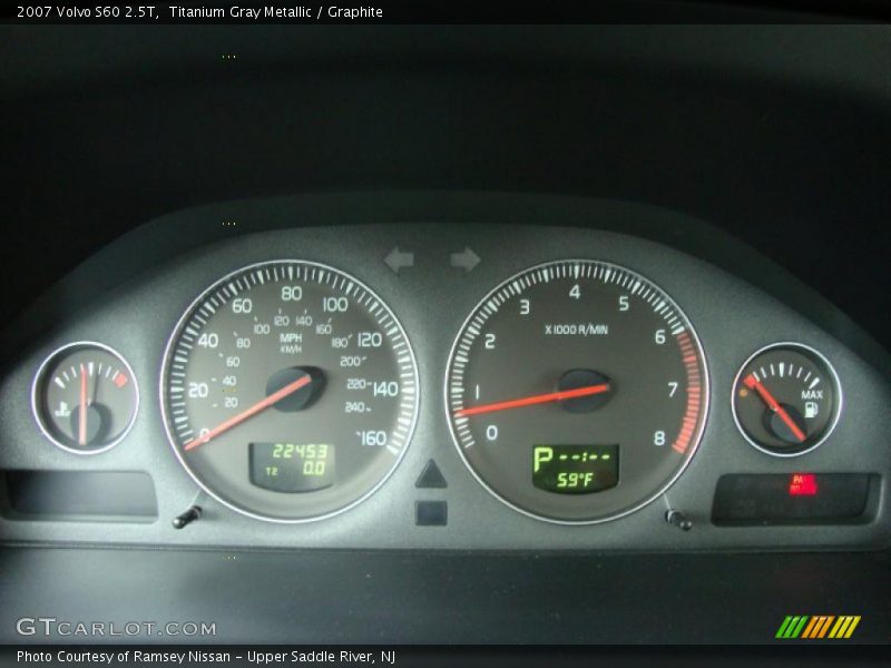 Titanium Gray Metallic / Graphite 2007 Volvo S60 2.5T