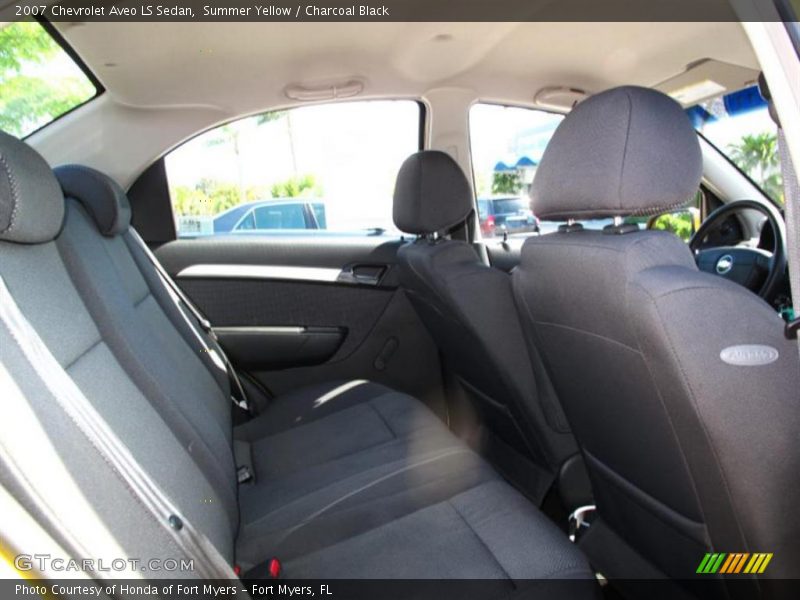Summer Yellow / Charcoal Black 2007 Chevrolet Aveo LS Sedan