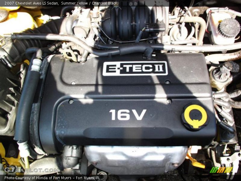 Summer Yellow / Charcoal Black 2007 Chevrolet Aveo LS Sedan
