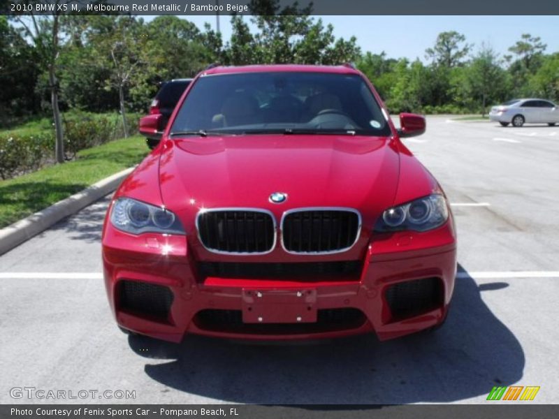 Melbourne Red Metallic / Bamboo Beige 2010 BMW X5 M