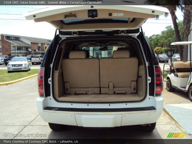 Summit White / Cocoa/Light Cashmere 2008 GMC Yukon Denali AWD