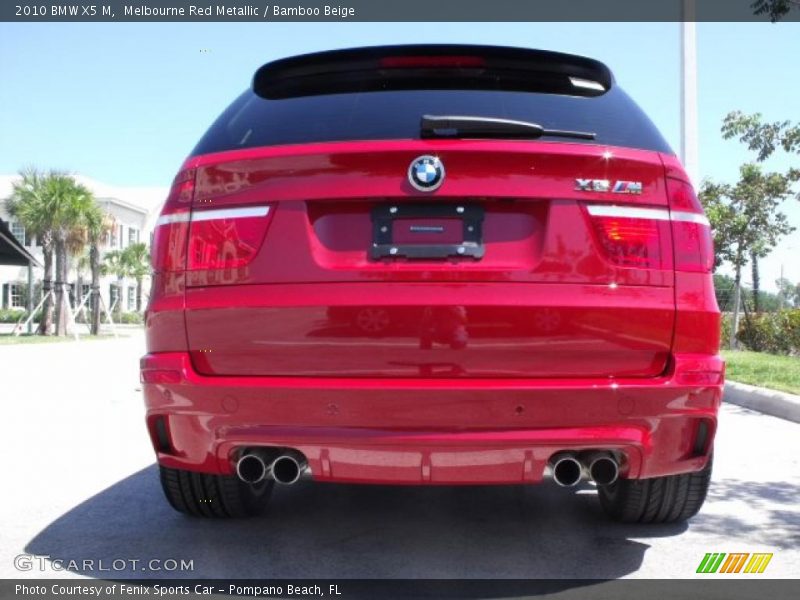 Melbourne Red Metallic / Bamboo Beige 2010 BMW X5 M
