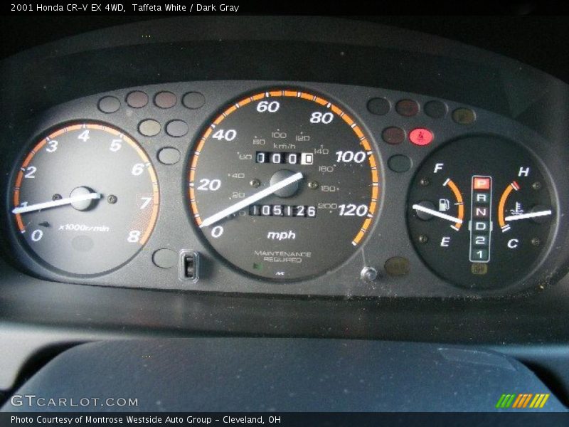 Taffeta White / Dark Gray 2001 Honda CR-V EX 4WD