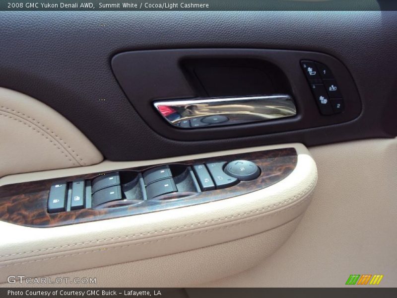 Summit White / Cocoa/Light Cashmere 2008 GMC Yukon Denali AWD