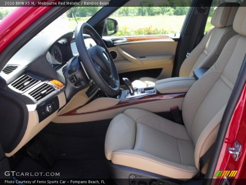 Melbourne Red Metallic / Bamboo Beige 2010 BMW X5 M