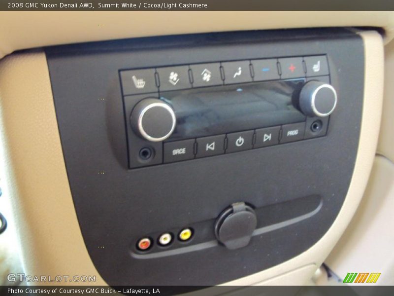 Summit White / Cocoa/Light Cashmere 2008 GMC Yukon Denali AWD