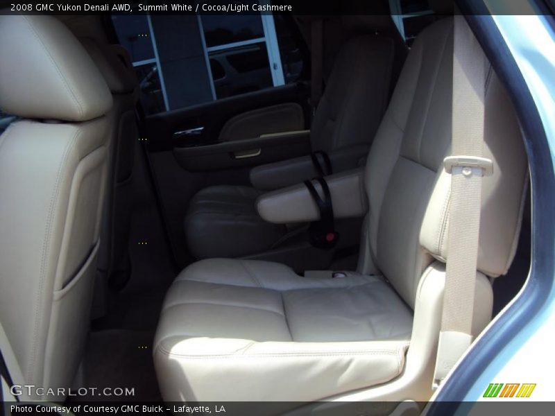 Summit White / Cocoa/Light Cashmere 2008 GMC Yukon Denali AWD