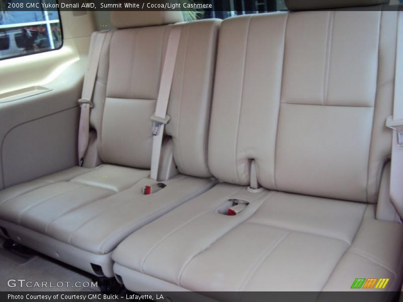 Summit White / Cocoa/Light Cashmere 2008 GMC Yukon Denali AWD