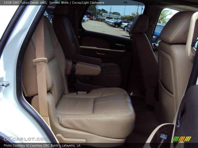 Summit White / Cocoa/Light Cashmere 2008 GMC Yukon Denali AWD