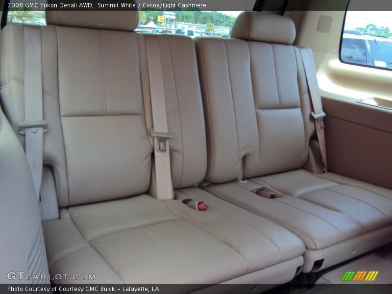 Summit White / Cocoa/Light Cashmere 2008 GMC Yukon Denali AWD