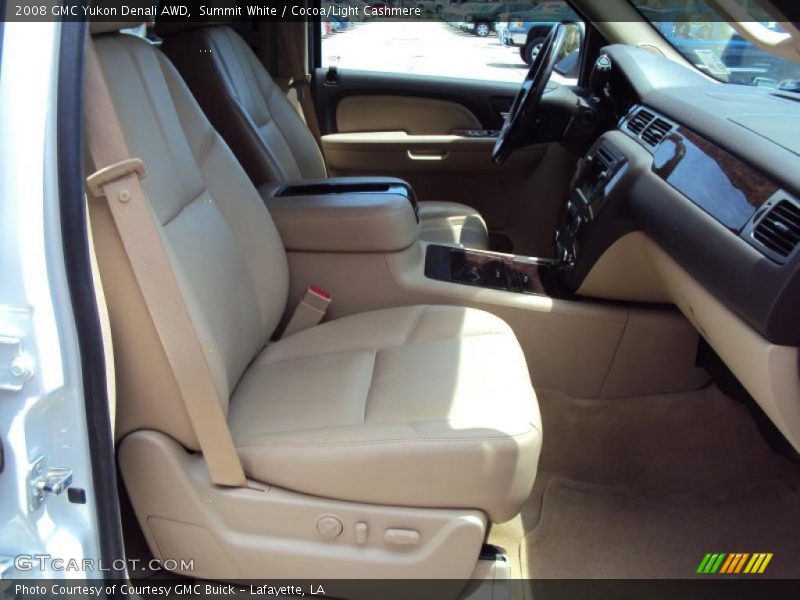 Summit White / Cocoa/Light Cashmere 2008 GMC Yukon Denali AWD