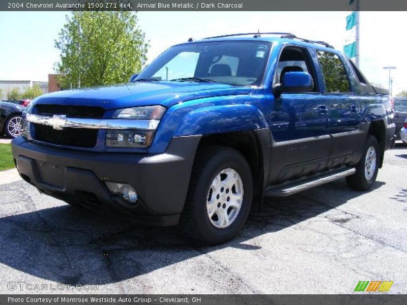 Arrival Blue Metallic / Dark Charcoal 2004 Chevrolet Avalanche 1500 Z71 4x4