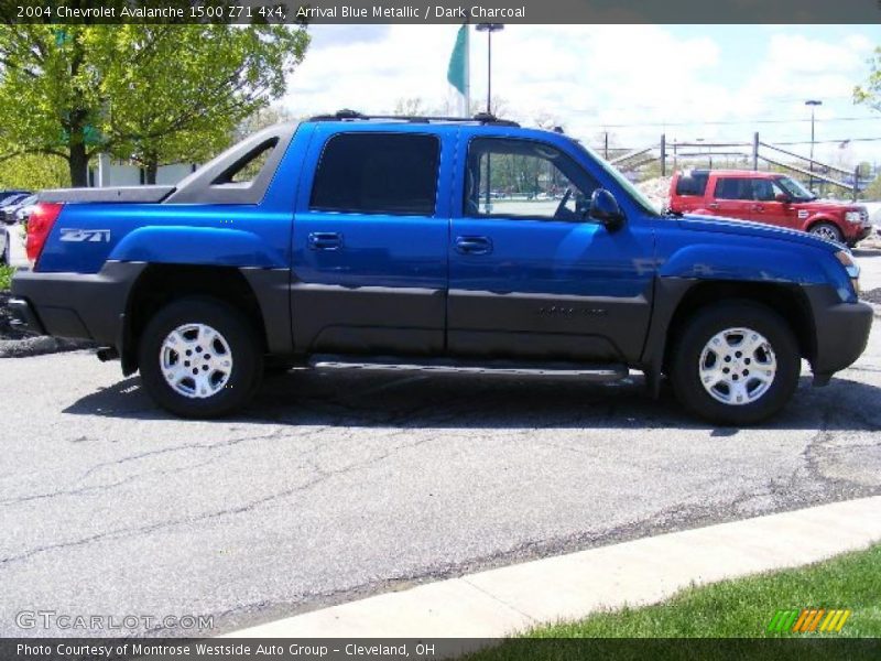 Arrival Blue Metallic / Dark Charcoal 2004 Chevrolet Avalanche 1500 Z71 4x4