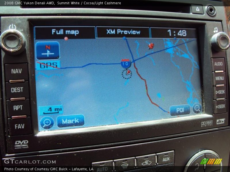Summit White / Cocoa/Light Cashmere 2008 GMC Yukon Denali AWD