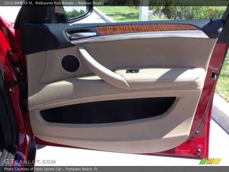 Melbourne Red Metallic / Bamboo Beige 2010 BMW X5 M