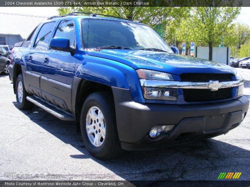Arrival Blue Metallic / Dark Charcoal 2004 Chevrolet Avalanche 1500 Z71 4x4