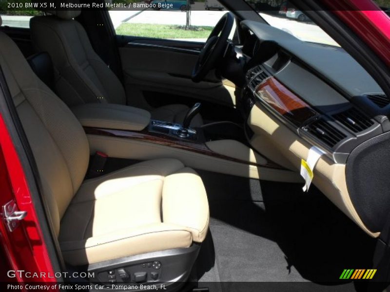 Melbourne Red Metallic / Bamboo Beige 2010 BMW X5 M