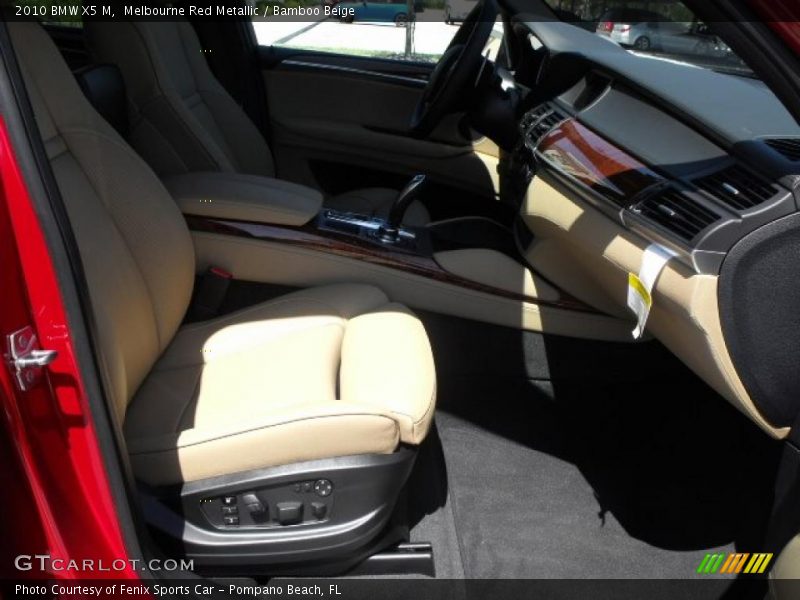 Melbourne Red Metallic / Bamboo Beige 2010 BMW X5 M