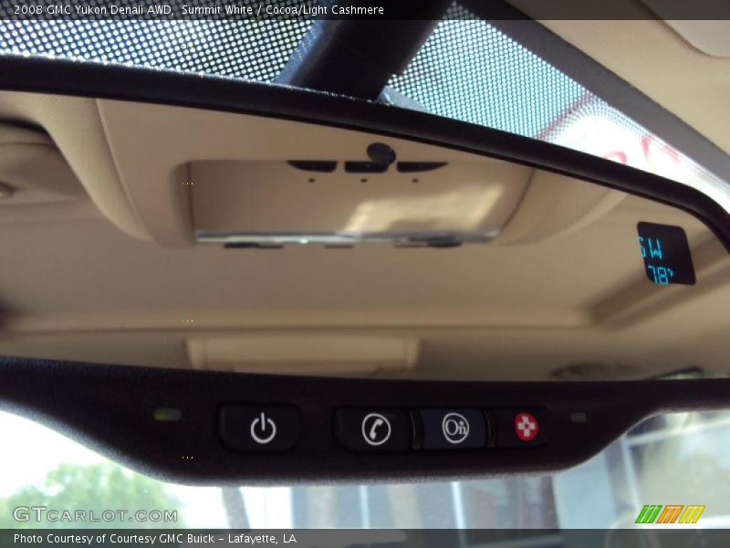 Summit White / Cocoa/Light Cashmere 2008 GMC Yukon Denali AWD
